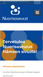 Mobile Screenshot of hame.nuorisoseurat.fi